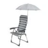 Bo-Camp Stoelparasol Universeel Ø 106cm Grijs -Kampeer Verkoop Winkel 10 0 bo camp stoelparasol grijs 7267280
