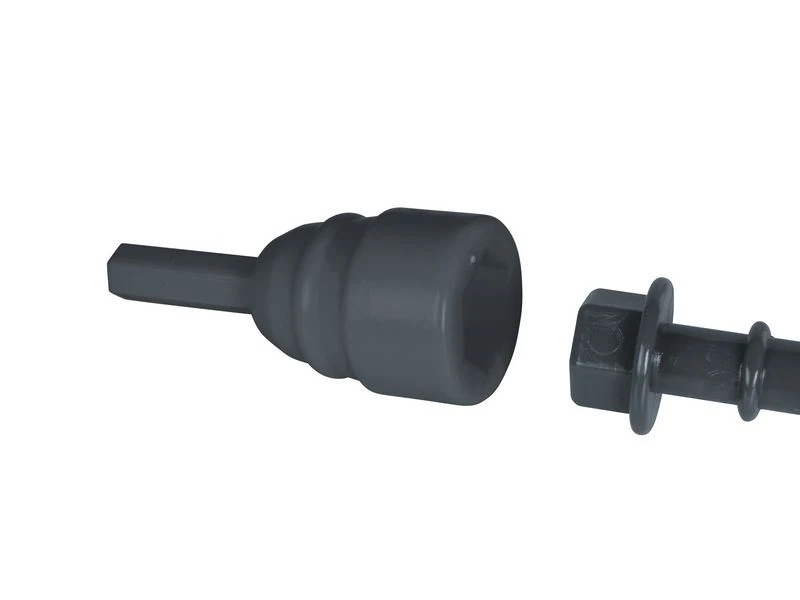 Bo-Camp Schroefharingenset 8 Stuks Kunststof Grijs 5 Bo-Camp Schroefharingenset 8 Stuks Kunststof Grijs - Afbeelding 3