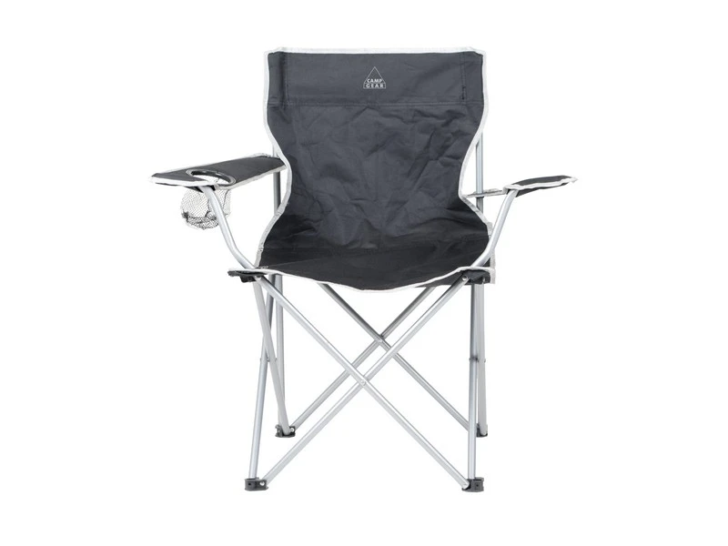 Camp Gear Stoel Opvouwbaar Zwart 4 Camp Gear Stoel Opvouwbaar Zwart - Afbeelding 2