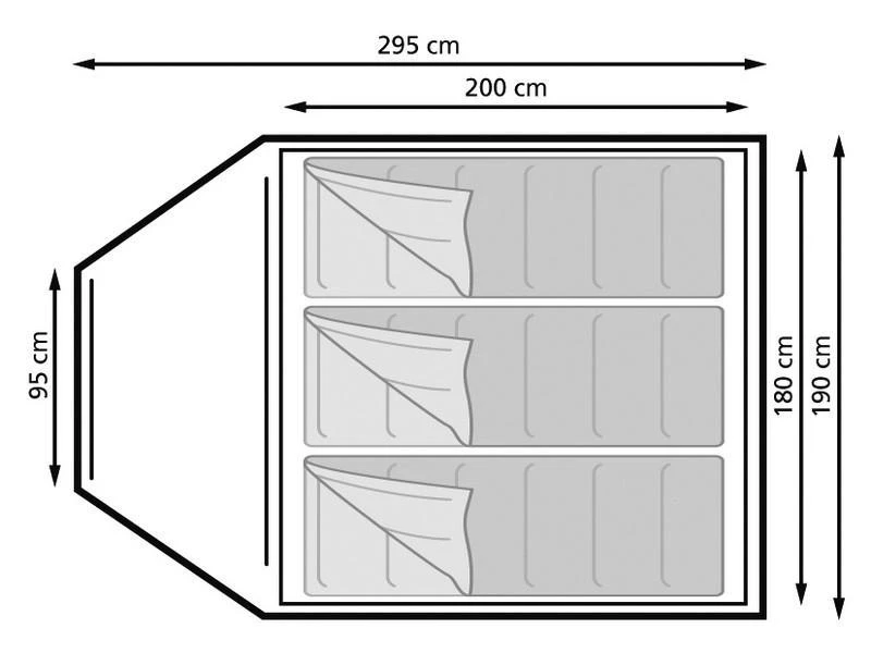 Eurotrail Koepeltent Ontario 3 Katoen-polyester 4 Eurotrail Koepeltent Ontario 3 Katoen-polyester - Afbeelding 2