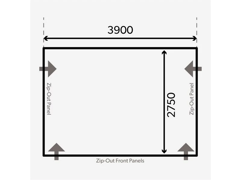 Kampa Dometic Opblaasbare Voortent Club Air All-season 390 L 4 Kampa Dometic Opblaasbare Voortent Club Air All-season 390 L - Afbeelding 2