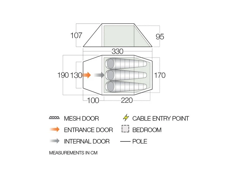 Vango Experience Tent Scafell 300 4 Vango Experience Tent Scafell 300 - Afbeelding 2