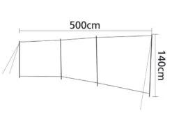 Bo-Camp Windscherm Stabile 3-Vaks 5x1,4 Meter 11 Bo-Camp Windscherm Stabile 3-Vaks 5x1,4 Meter -Kampeer Verkoop Winkel 5 4 bo camp windscherm stabile 3 vaks 5 x 14 meter 4367651