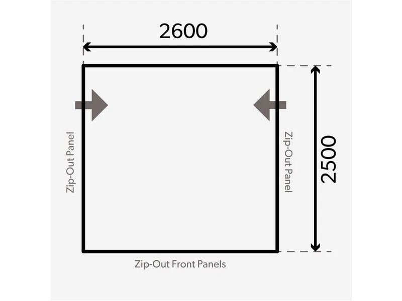 Kampa Dometic Opblaasbare Voortent Rally Air Pro 260 M 4 Kampa Dometic Opblaasbare Voortent Rally Air Pro 260 M - Afbeelding 2