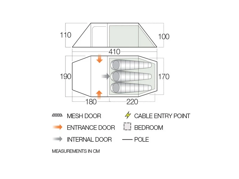 Vango Experience Tent Scafell 300+ 4 Vango Experience Tent Scafell 300+ - Afbeelding 2