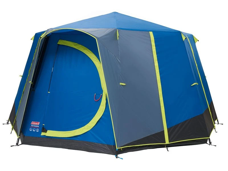 Coleman Familie Tent Octagon Blue-lime 4 Coleman Familie Tent Octagon Blue-lime - Afbeelding 2