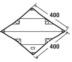 High Peak Tarp 2 -Kampeer Verkoop Winkel high peak tarp 2 afmeting 10033 2